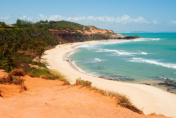 Oceanfront in Praia do Amor Brazil stock photo
