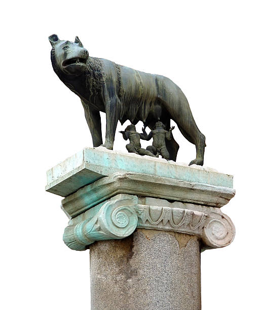 istock Famous statue of the she-wolf in Rome 155227491