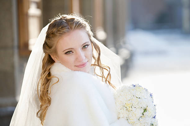 istock Bride hold bunch of flowers 155227732