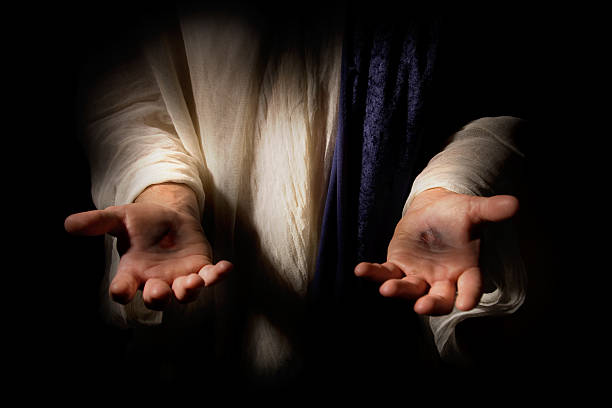 The Resurrected Christ See our other high quality images: cross hands stock pictures, royalty-free photos & images