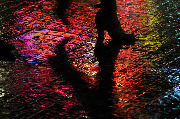 istock the woman walking in rain 155229404