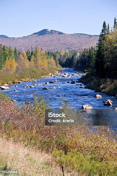 New Hampshire River Stock Photo - Download Image Now - Appalachia, Autumn, Blue