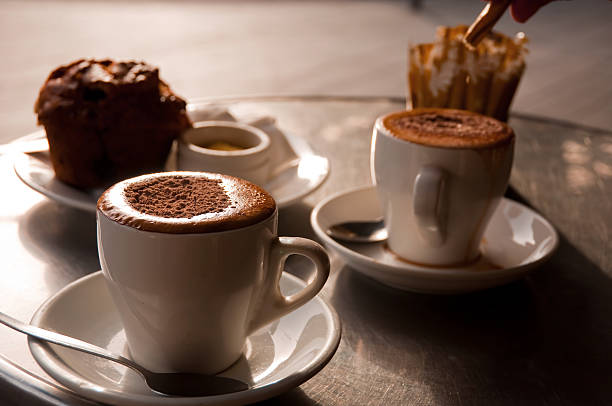 Coffee and Muffin stock photo