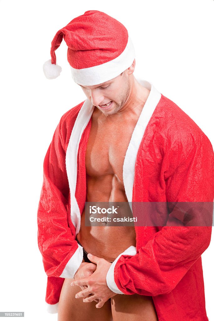 Мышечная Санта-Клауса - Стоковые фото 20-24 года роялти-фри