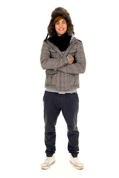 istock Young man in winter clothing 155232289