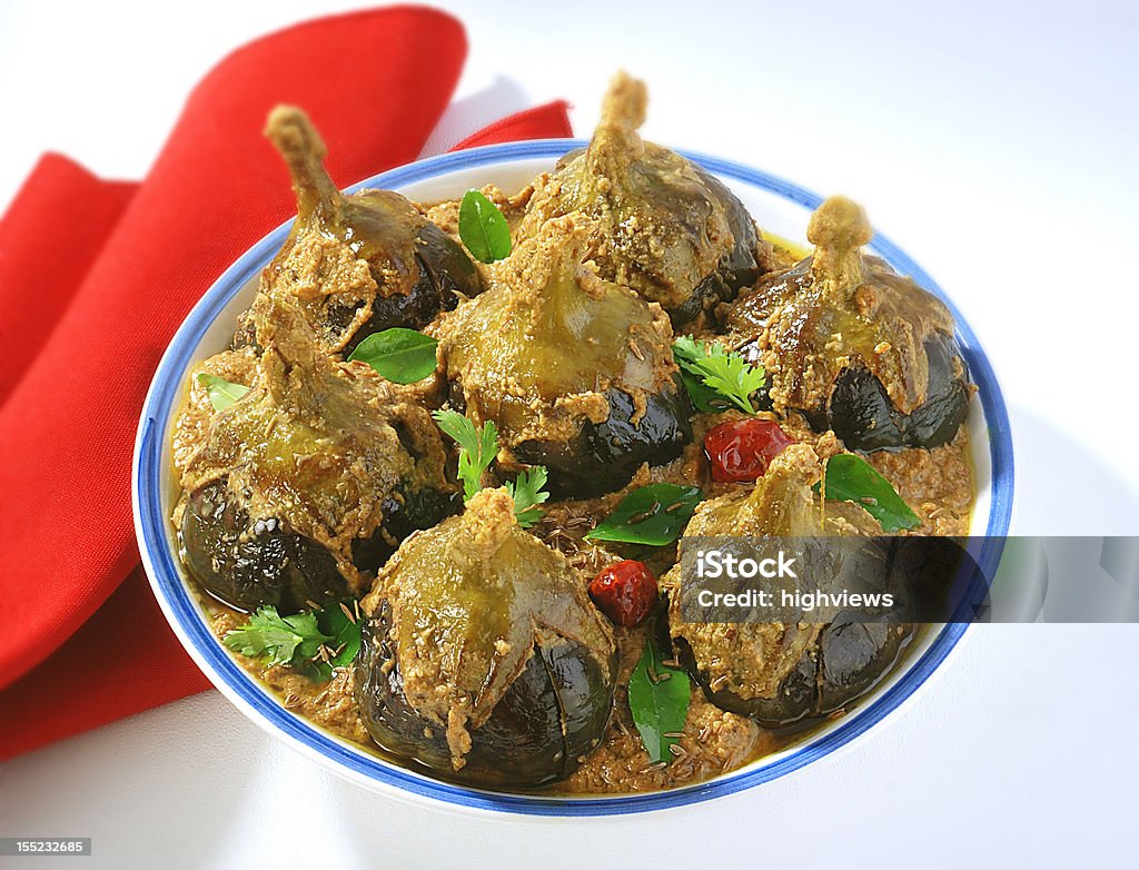 Ganzer, gebackener Ei Pflanzen - Lizenzfrei Aubergine Stock-Foto