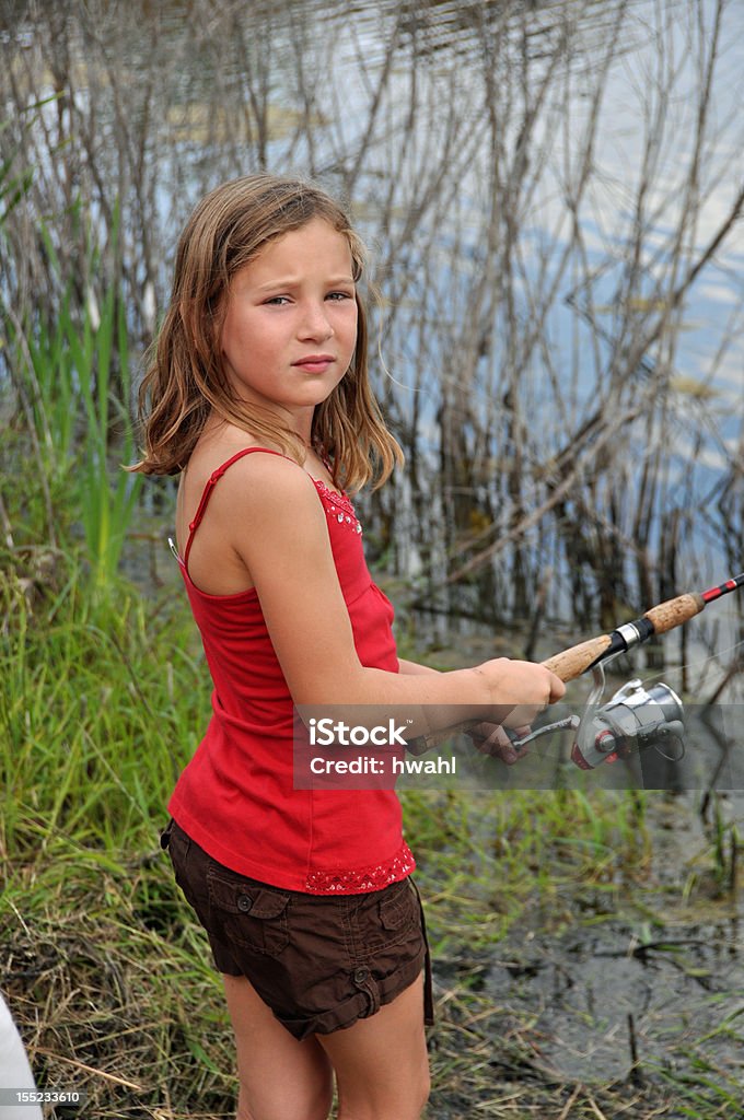 wenig fishergirl - Lizenzfrei Abwarten Stock-Foto