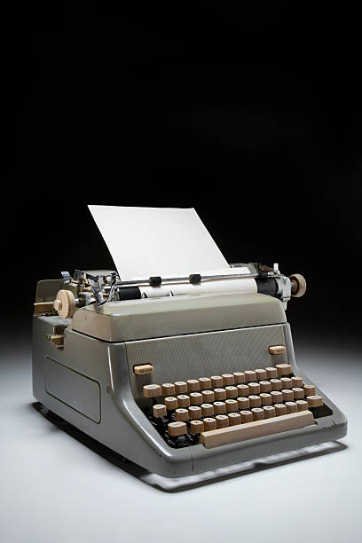 Typewriter stock photo