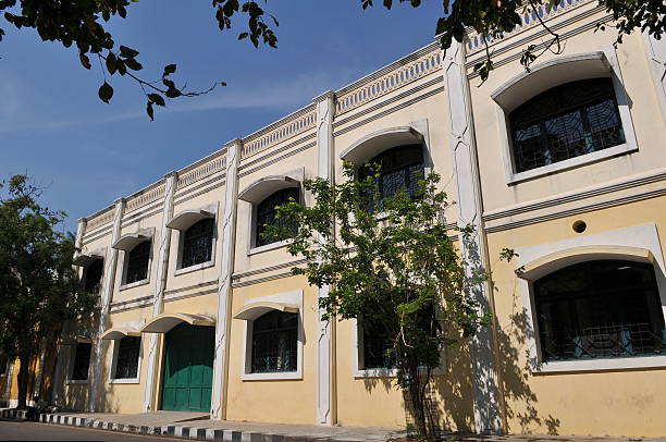 istock Typical French style house in Pondicherry 155234176