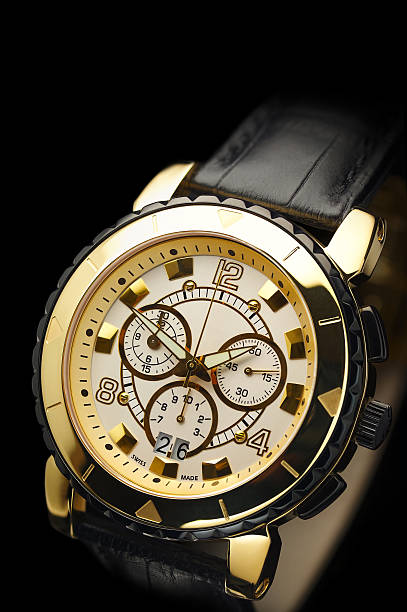 istock Gold Swiss watch 155234283