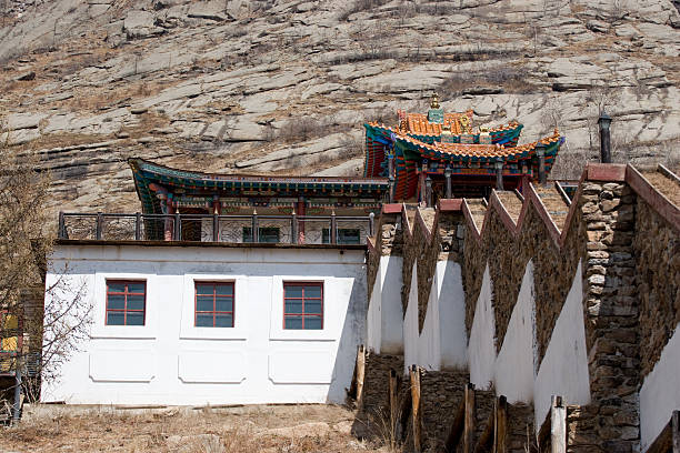 igrejas budistas mosteiro - independent mongolia fotos - fotografias e filmes do acervo