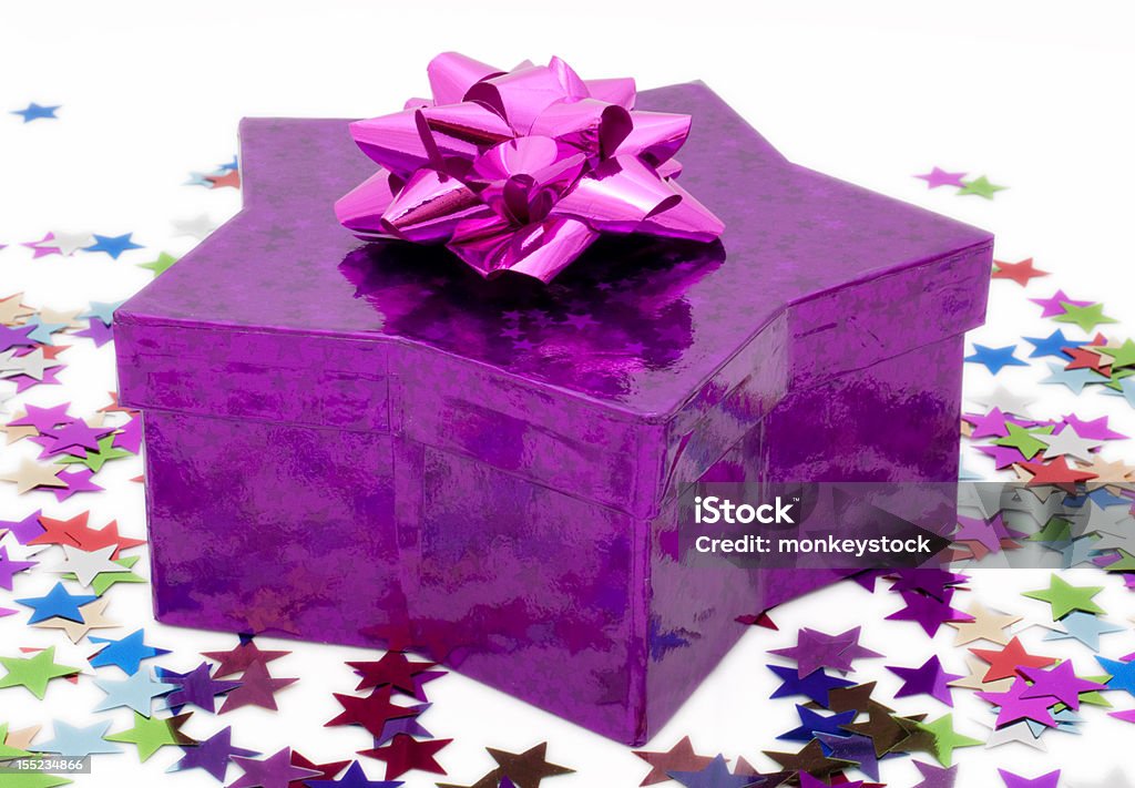 Boîte cadeau en forme avec une rose «AA rosette» - Photo de Amour libre de droits
