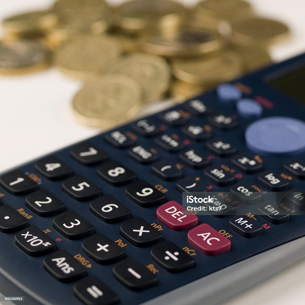 Business calculator, closeup Professional business calculator, closeup Britannia Stock Photo