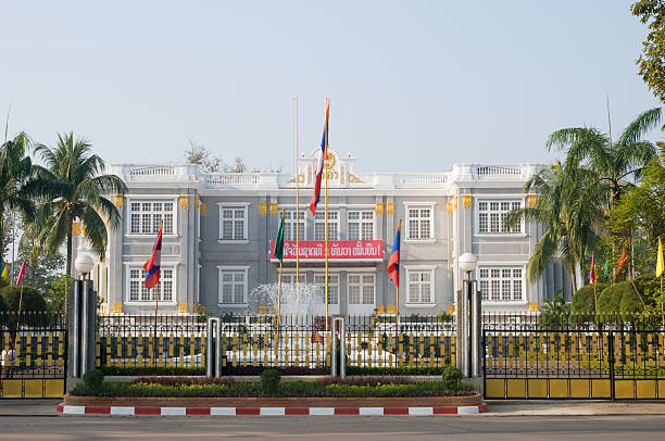 istock The Presidential Palace in Vientiane, Laos 155236209