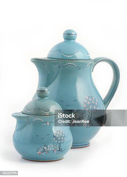 Blue Jugs Stock Photo - Download Image Now - Art And Craft, Heaven, Jug