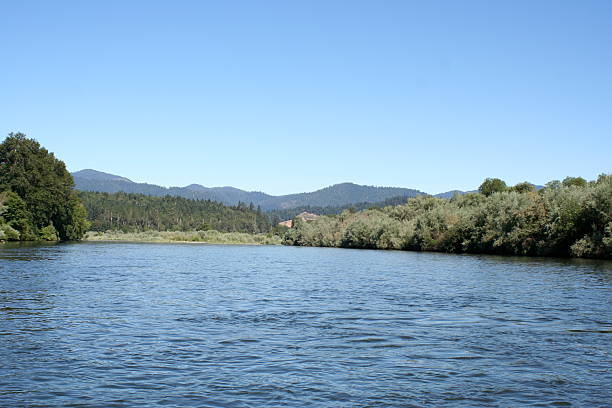 Rio Oregon - fotografia de stock