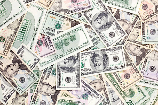 istock Money and Cash Piled Up 155238846