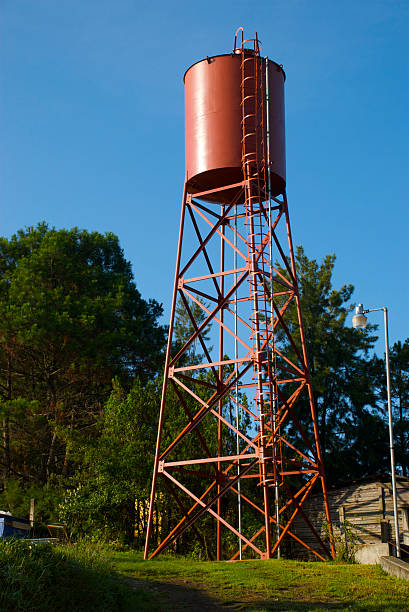 Rosso acqua tabella - foto stock