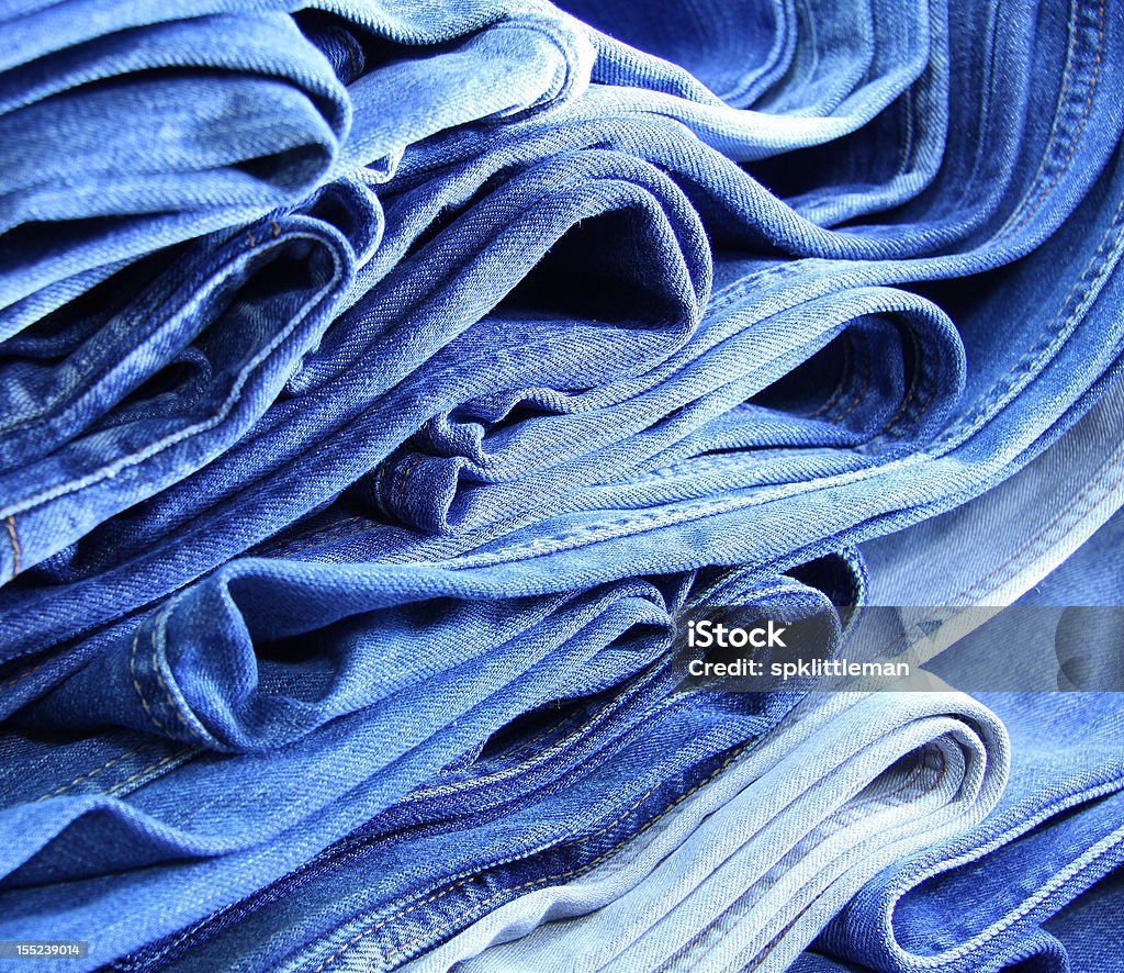 Muitos Calças de Ganga - Royalty-free Azul Foto de stock