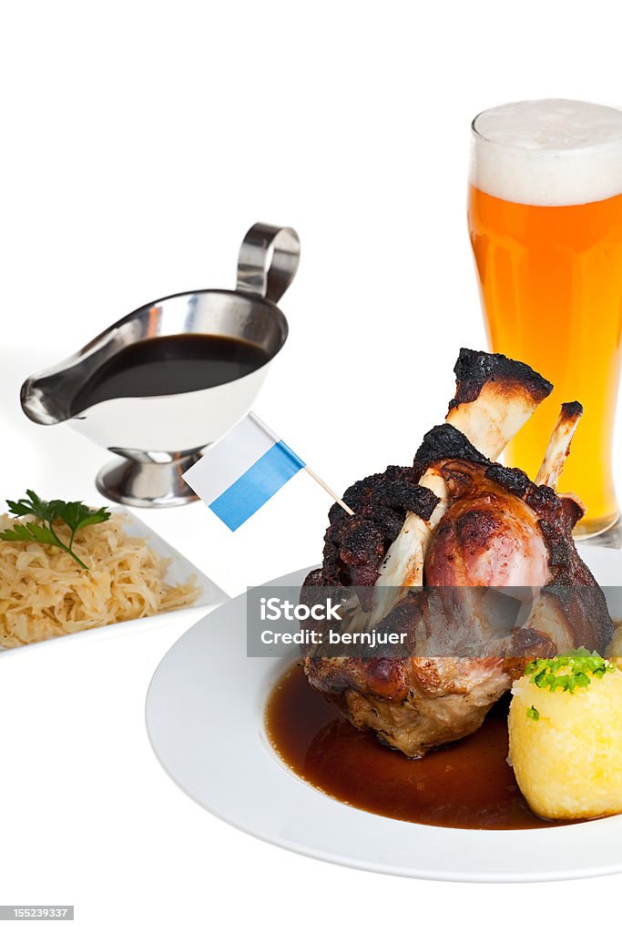 Bayerische Fingerknöchel Schweinefleisch - Lizenzfrei Am Spieß gebraten Stock-Foto