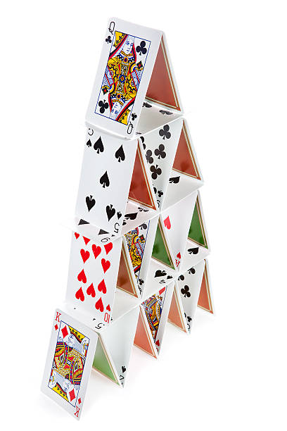 istock Stable house of cards 155239613