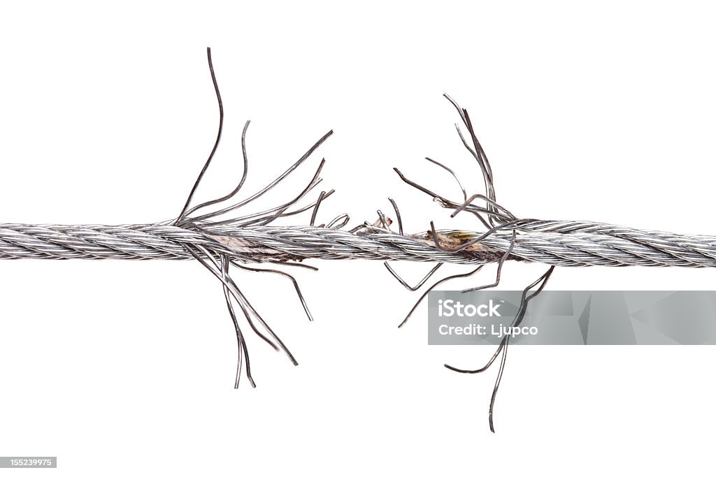 Métal déchiré fil - Photo de Câble d'acier libre de droits