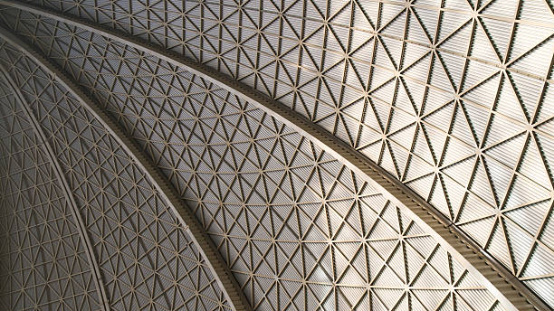 istock The roof of lines 155240040
