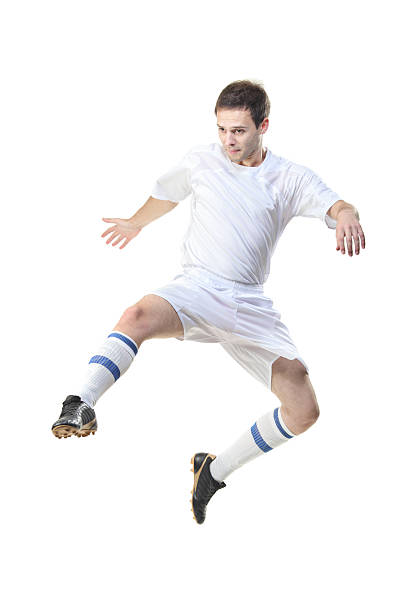 istock Football player in jump 155240047