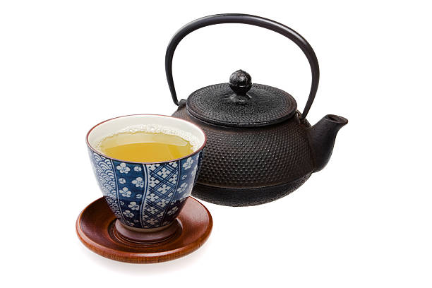 tazza di caffè con il bollitore per il tè - chinese tea foto e immagini stock
