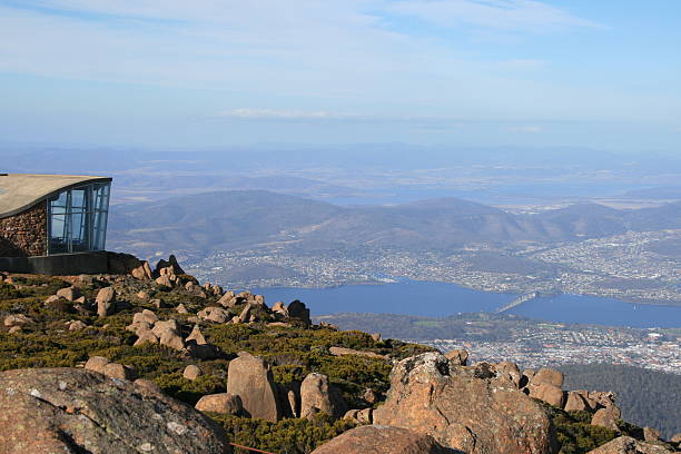 istock Hobart from Mount Wellington, Tasmania 155240202