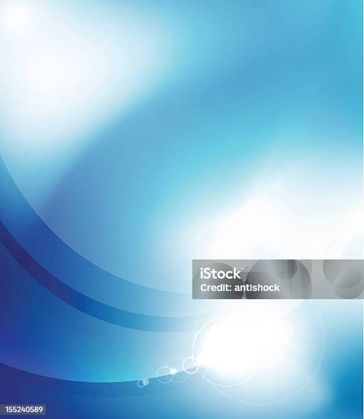 Vettore Sfondo Blu Brillante - Immagini vettoriali stock e altre immagini di Acqua - Acqua, Amicizia, Astratto