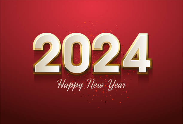 istock 2024 new year celebration with simple coloring with an elegant impression. design premium vector. 1552421774