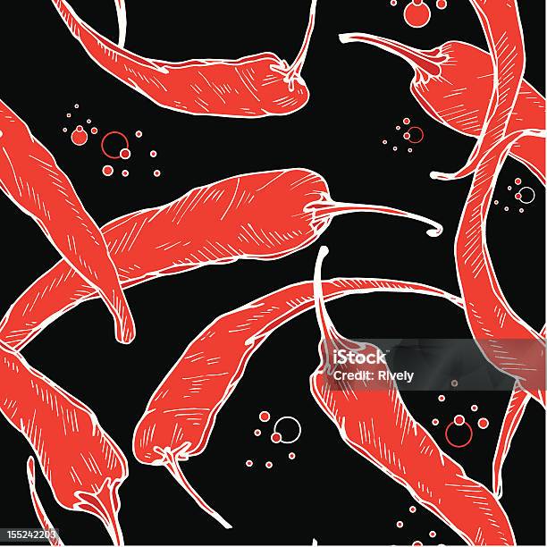 Бесшовный Узор С Красный Перец — стоковая векторная графика и другие изображения на тему Бесшовный узор - Бесшовный узор, Есть, Фоновые изображения