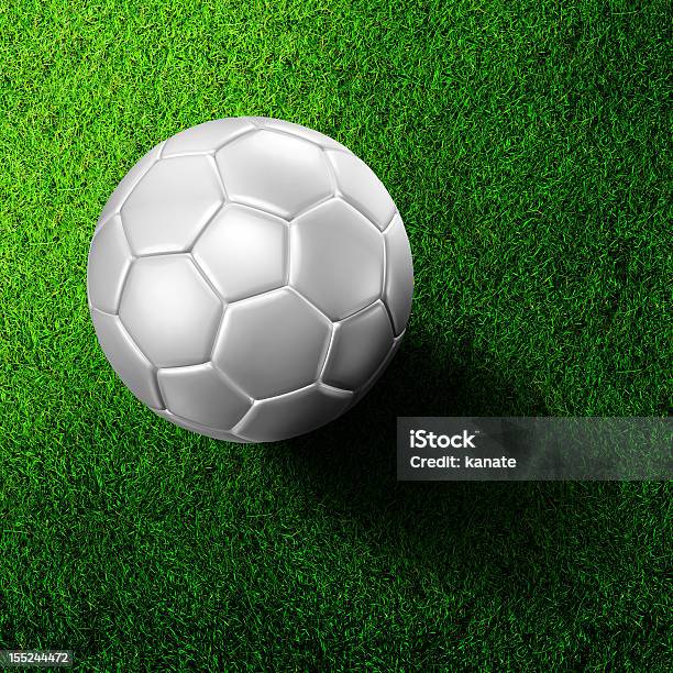 축구 On 잔디 필드 0명에 대한 스톡 사진 및 기타 이미지 - 0명, 3차원 형태, 구