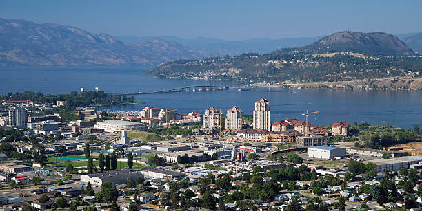 Kelowna with new Bennett bridge