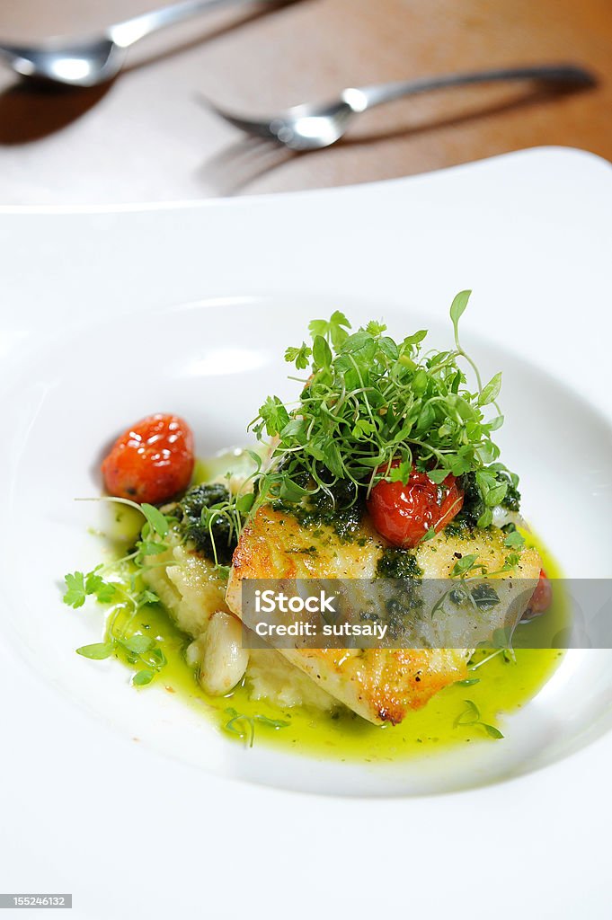 Вкусные здоровый рыба Филе - Стоковые фото Барбекюшница роялти-фри