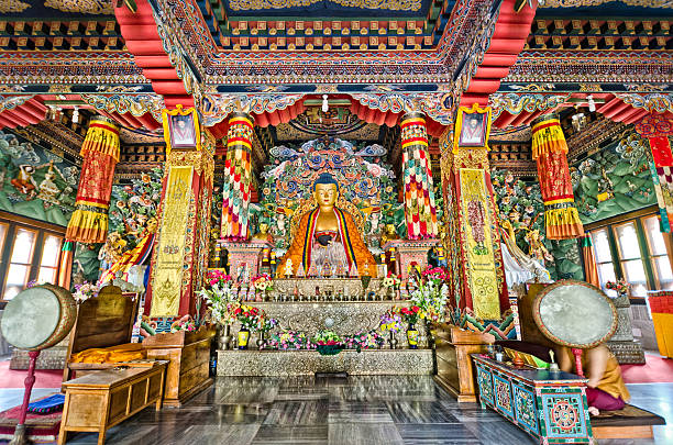 istock Butanese temple in Bodghaya 155246183