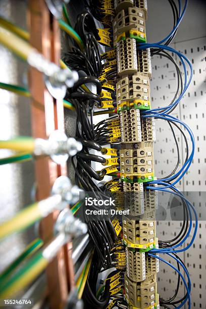 Control Panel Stock Photo - Download Image Now - Built Structure, Bus, Cable