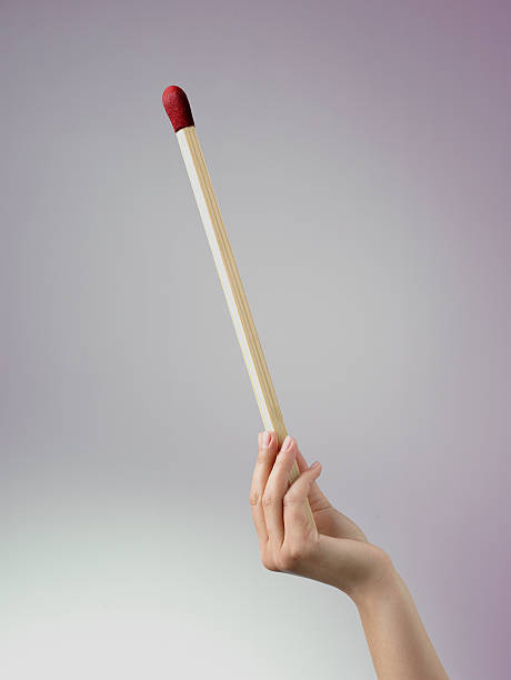 Giant Matchstick stock photo