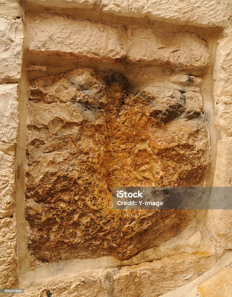 イエスハンドインプリントあり-Dolorosa 、エルサレムから - 5世紀頃のロイヤリティフリーストックフォト