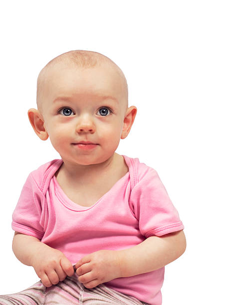 istock baby girl on white background 155249339