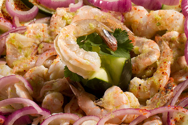 istock Mexican aguachile, shrimp. 155250243