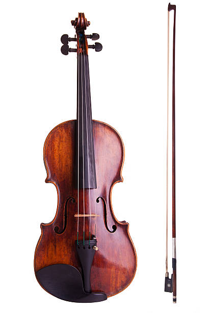 istock violin music string art instrument bow white 155250870