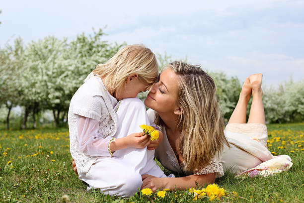 istock girl with mother in the park 155251243