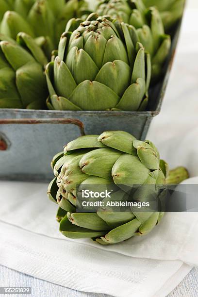 Artichoke Stock Photo - Download Image Now - Artichoke, Close-up, Container