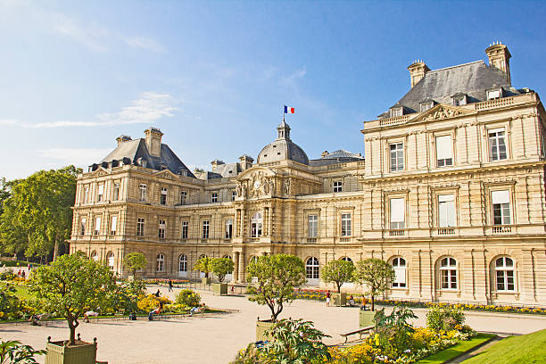 The French Senate and the Jardin du Luxembourg, Paris