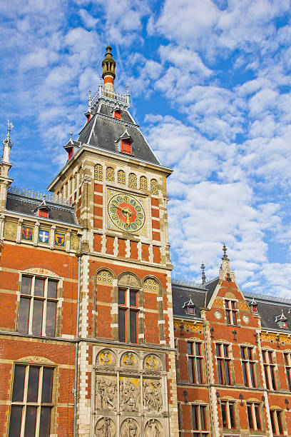 View of the Amsterdam Central Station
