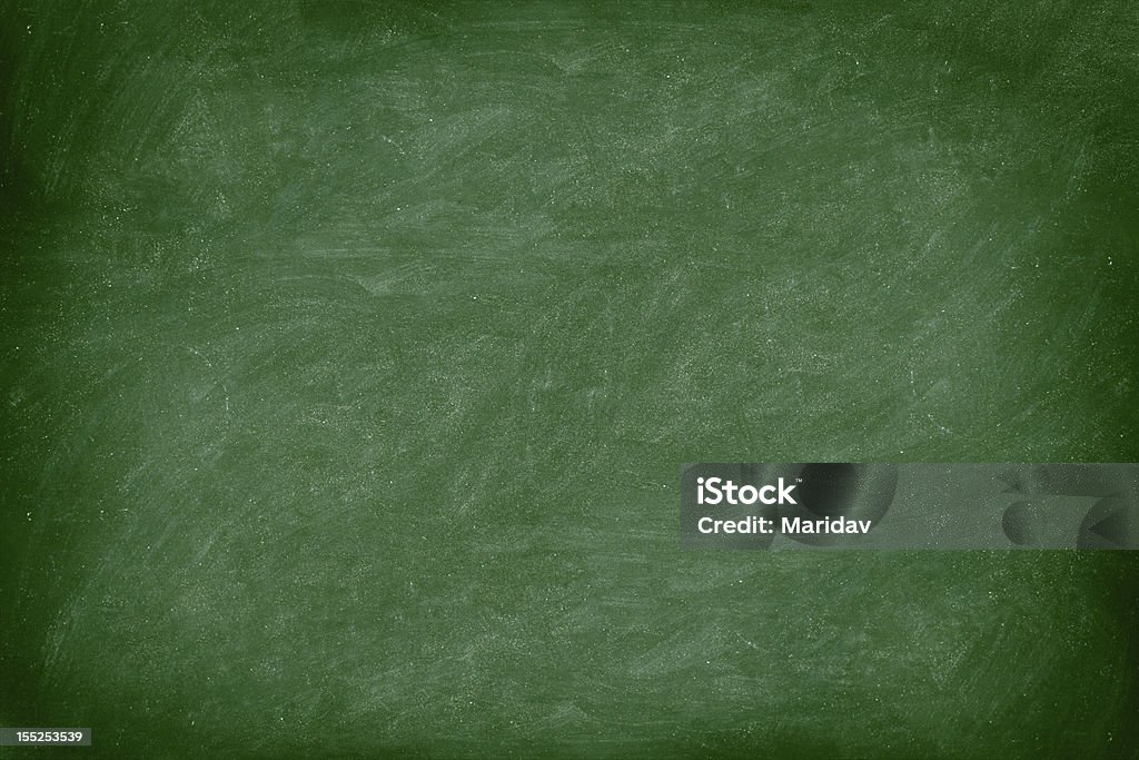 chalkboard/Quadro negro em verde - Foto de stock de Quadro-negro royalty-free