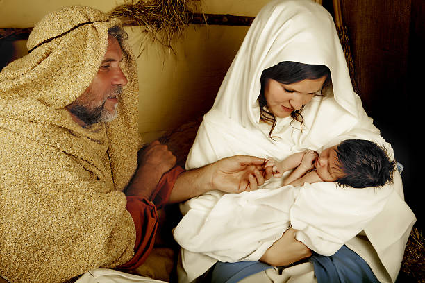 istock Christmas child is born 155258869