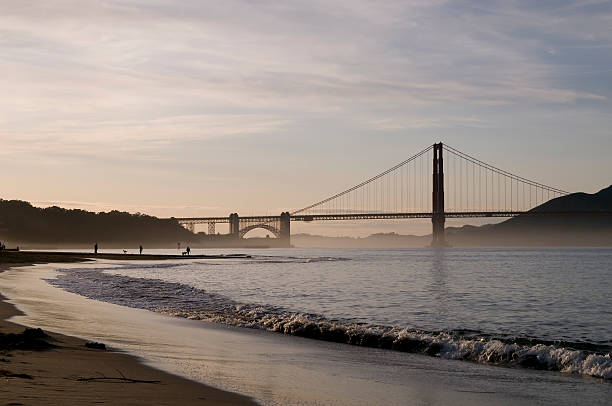 golden gate bridge stock photo